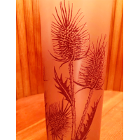 Frosted Glass Distel vaas